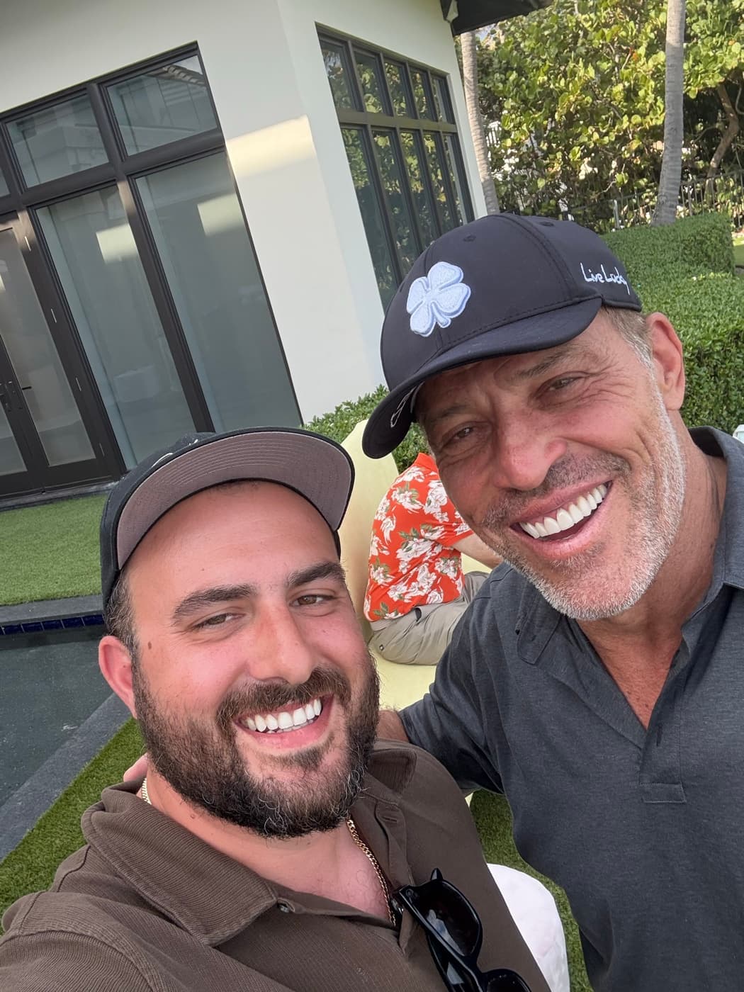 Michael Steinberg with a leading entrepreneur